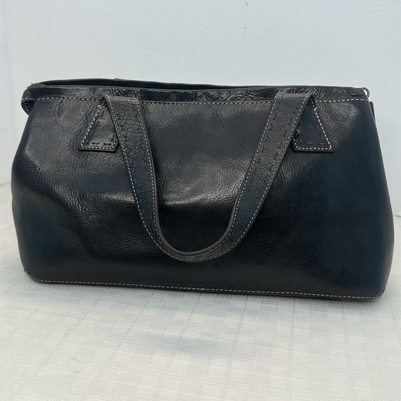 Vintage Fossil leather bag in black - Picture 3 of 10